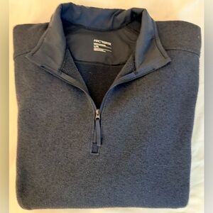 Arc’teryx Covert 1/2 Zip Fleece – Navy Blue – Men’s Size L – EUC